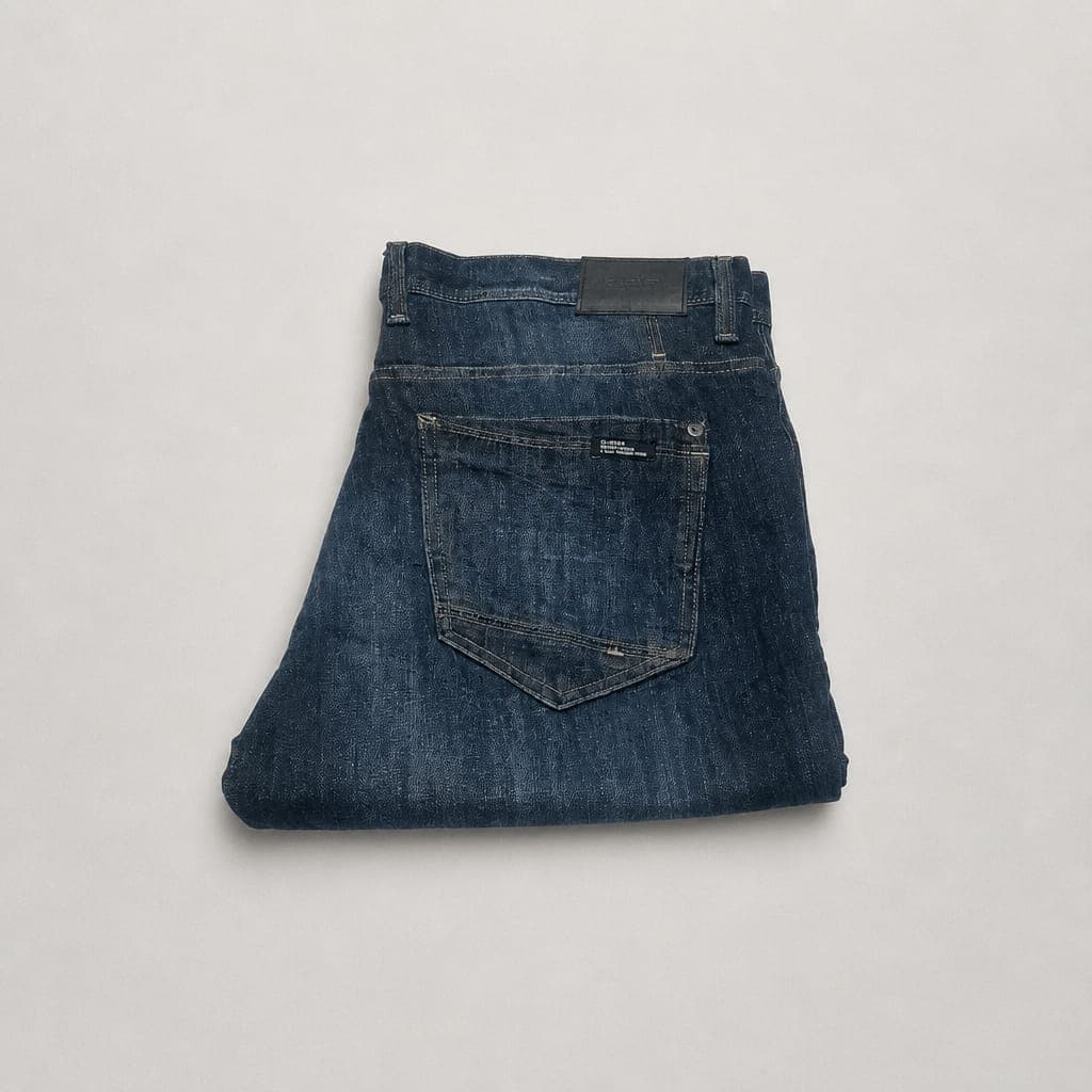 Blend Men's Straight Fit Stretch Jeans – Mid-to-Dark Wash