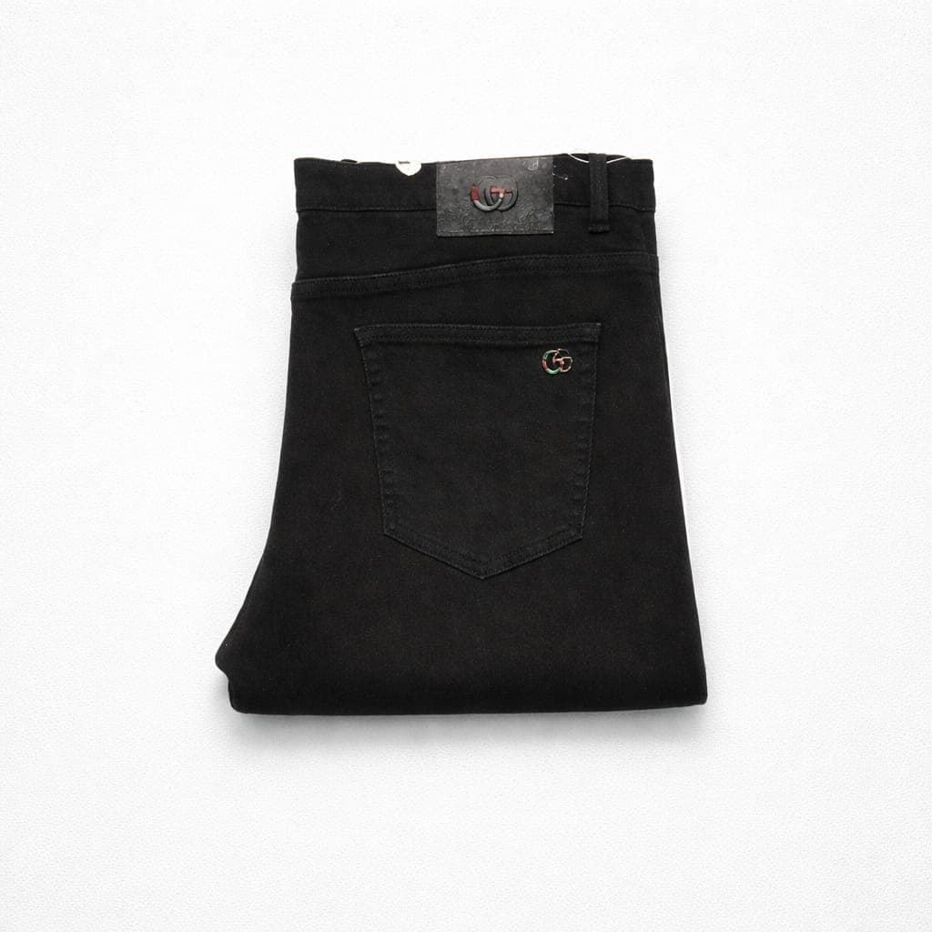 Men’s Straight Black Jeans