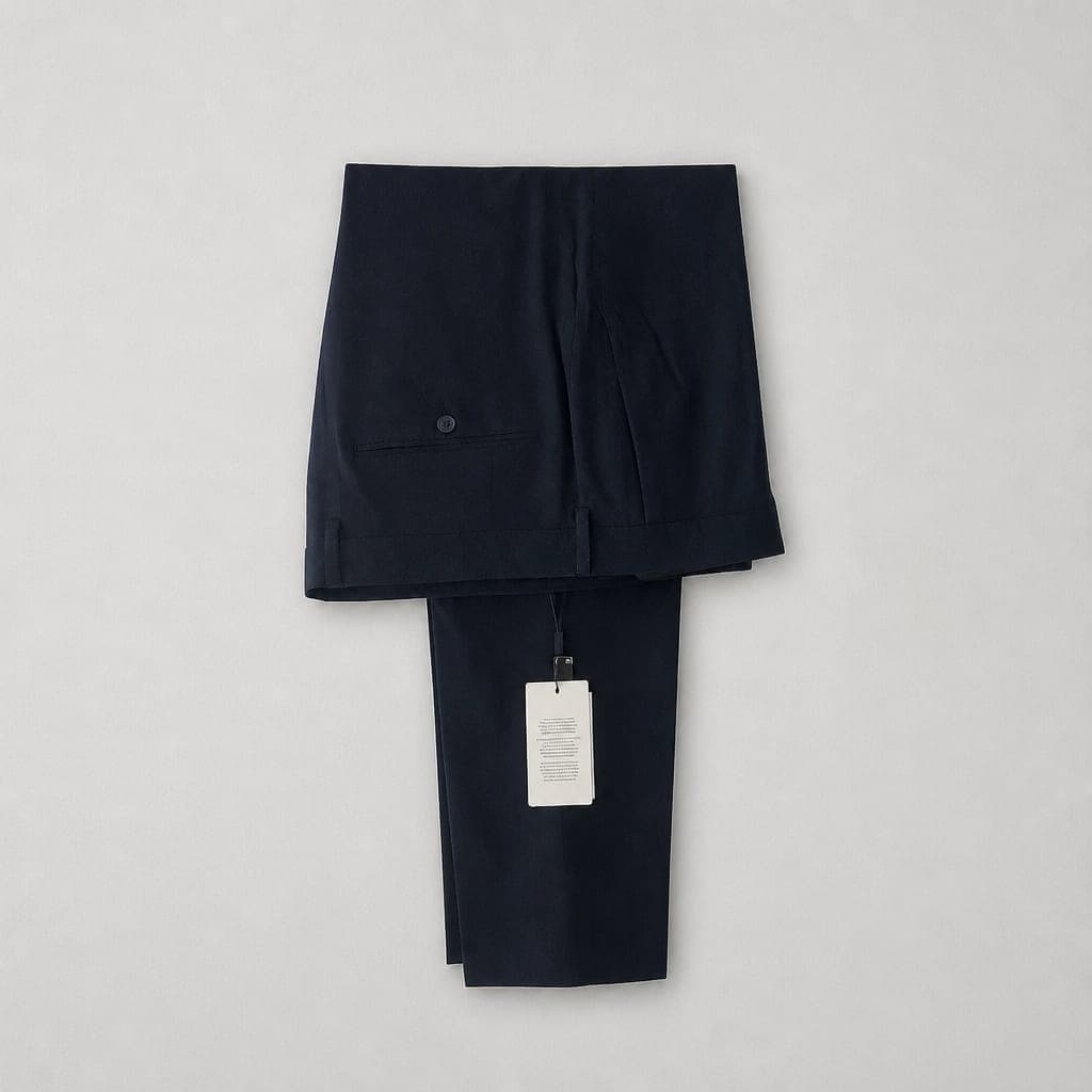 H&M Men's Classic Smart Formal Pant Trouser – Deep Navy Blue