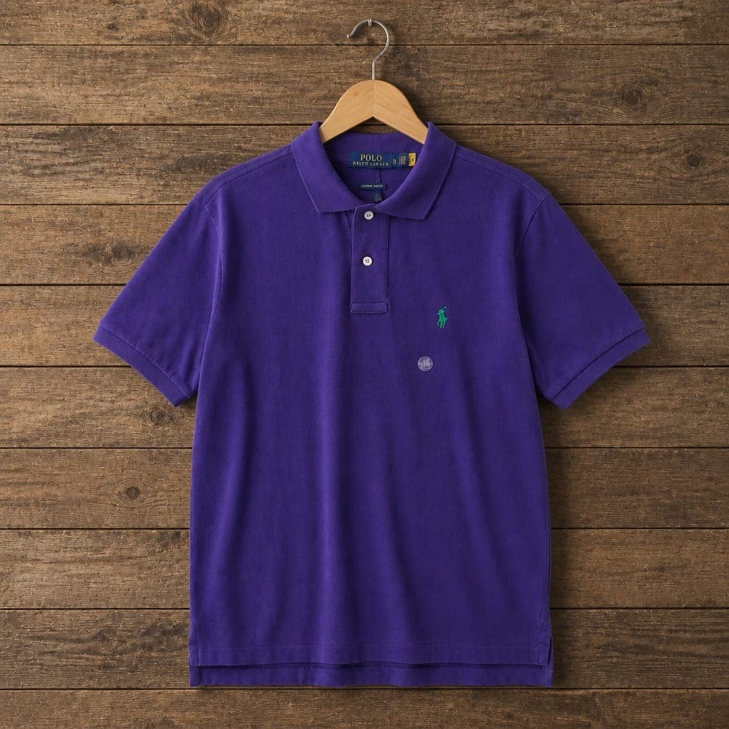 Men's Premium Embroidered Polo Shirt – Royal Purple