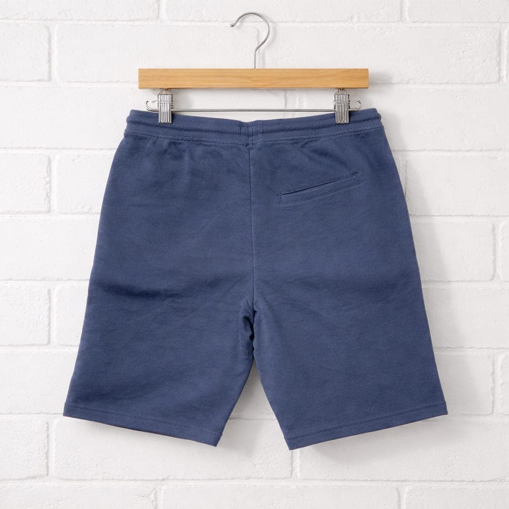 Men's Classic Drawstring Sweat Jogger Shorts – Navy Blue