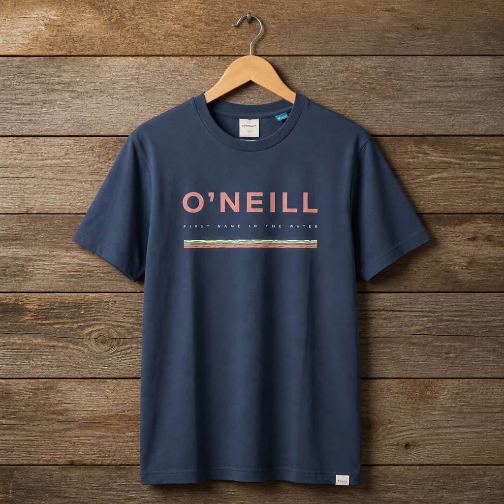 Men's O'Neill Logo Graphic Crew Neck T-Shirt – Navy Blue