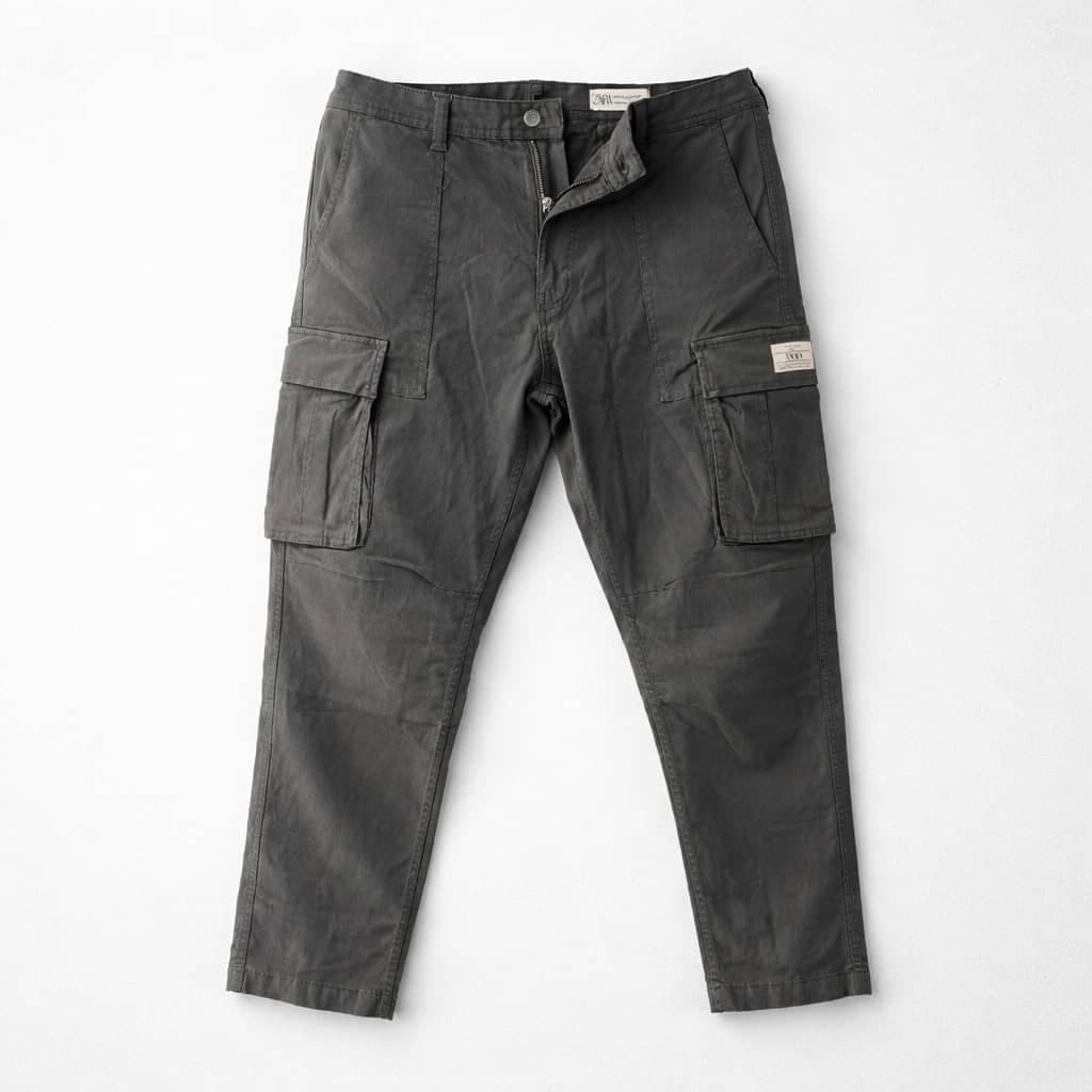 Men's Urban Tactical Loose-Fit Cargo Pants – Grey