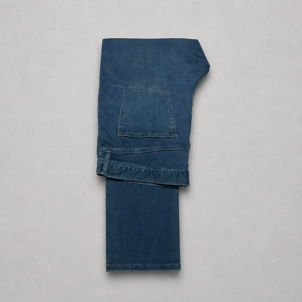 Pacific Fashion Men's Straight Fit Jeans – Medium Blue