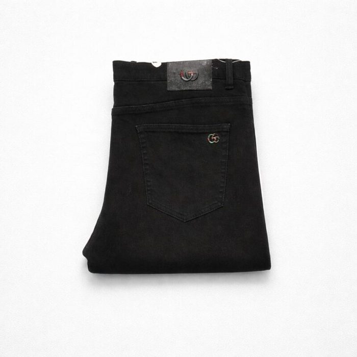 Men’s Straight Black Jeans — image 1