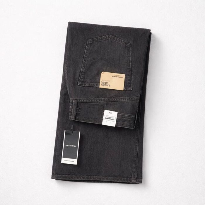 Jack & Jones Alex Baggy Men’s Jeans – Stone Wash Grey — image 1
