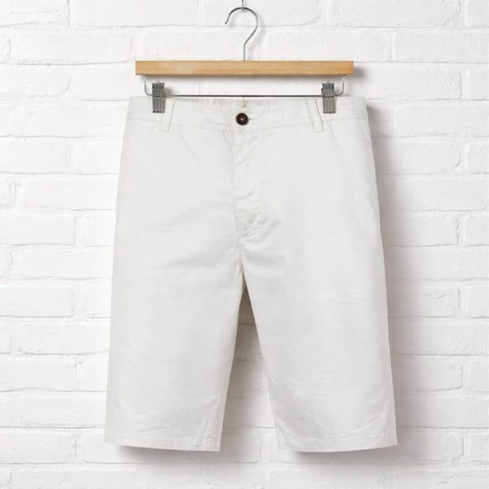 Jack & Jones Classic Smart Chino Shorts For Men – Cream — image 1
