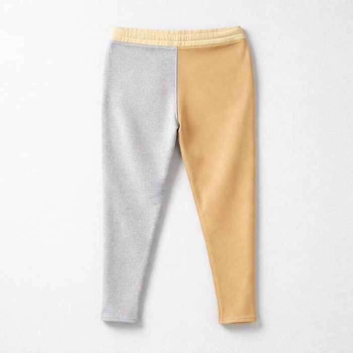 Jack & Jones Men’s Two-Tone Color-Block Draw String Joggers – Grey/Mustard Yellow