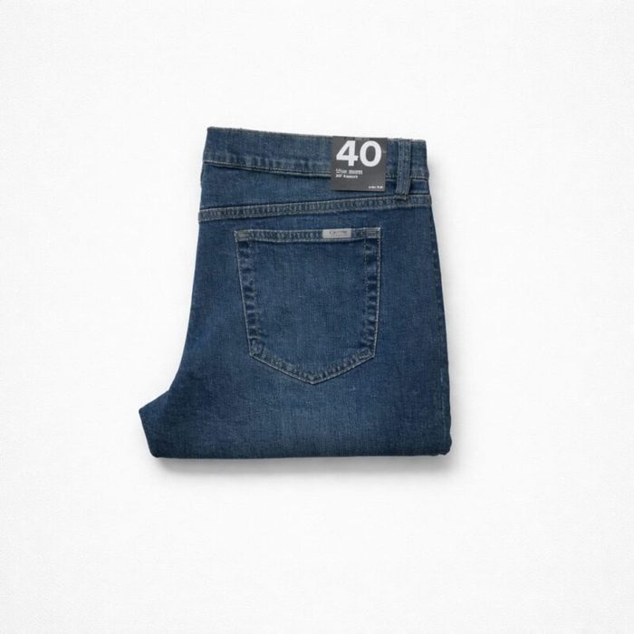 Joe’s Men’s Stretch Denim Jeans – Indigo Blue Faded Wash — image 1