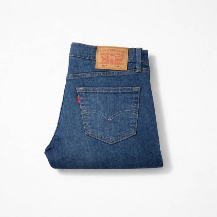 Levi’s Men’s Regular Fit Straight Leg Jeans – Dark Indigo Wash