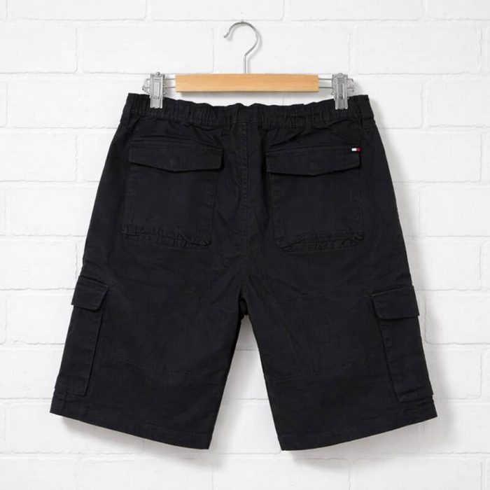 Men’s Belted Cargo Short – Black