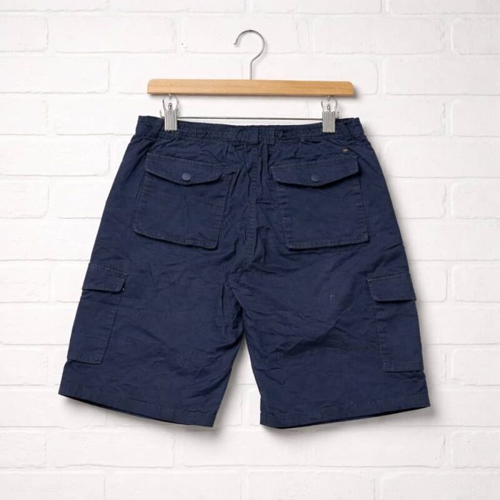 Men’s Belted Cargo Short – Navy Blue