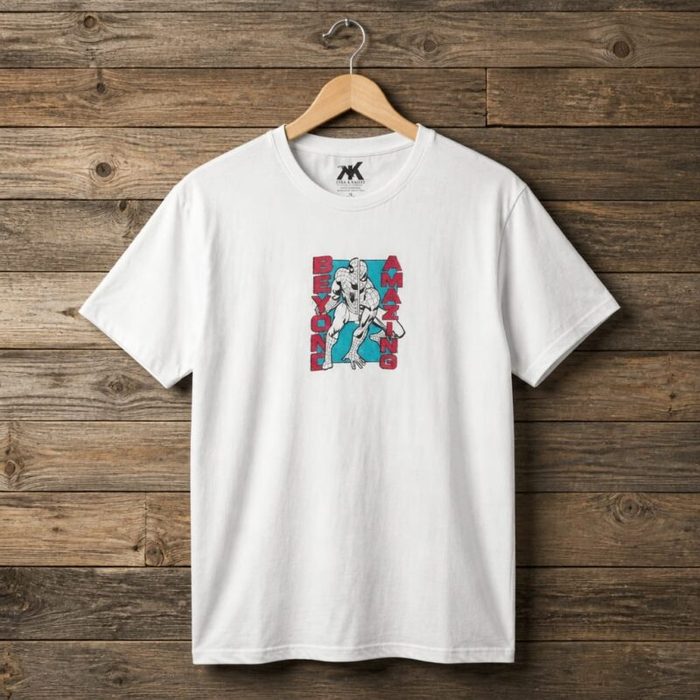 Men’s “Beyond Amazing” Graphic Print Crew Neck T-Shirt – White — image 1