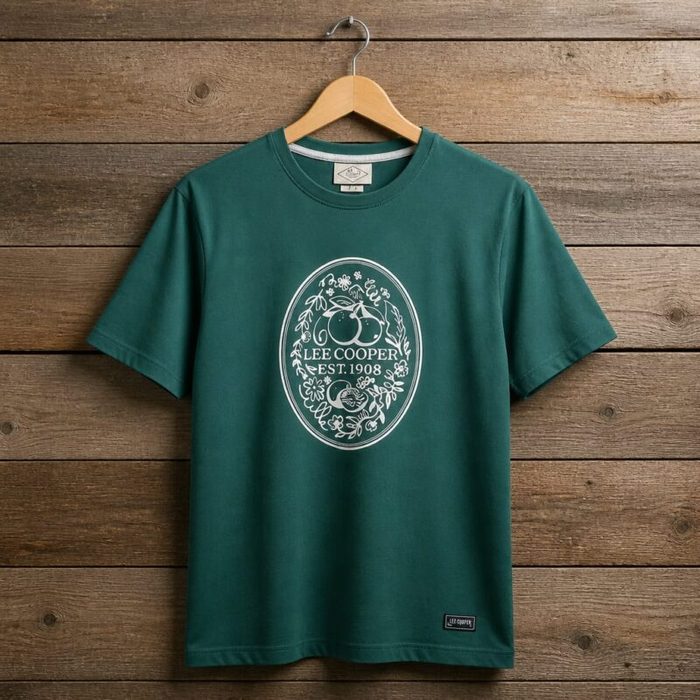 Men’s Lee Cooper Heritage Graphic T-Shirt – Forest Green — image 1