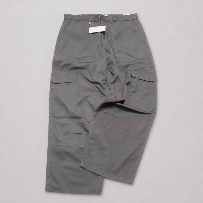 Men’s Multi-Pocket Cargo Trousers – Grey — image 1