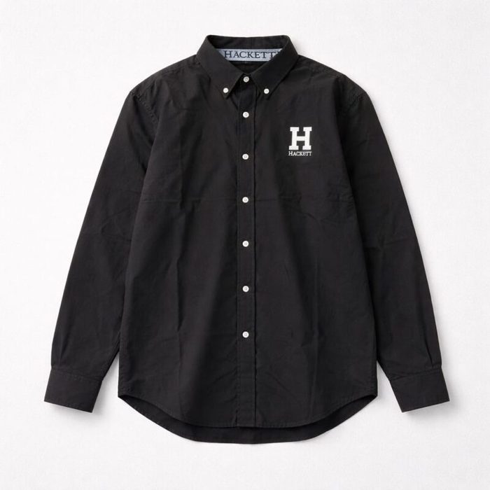 Men’s Premium Heritage Oxford Long Sleeve Shirt – Black — image 1