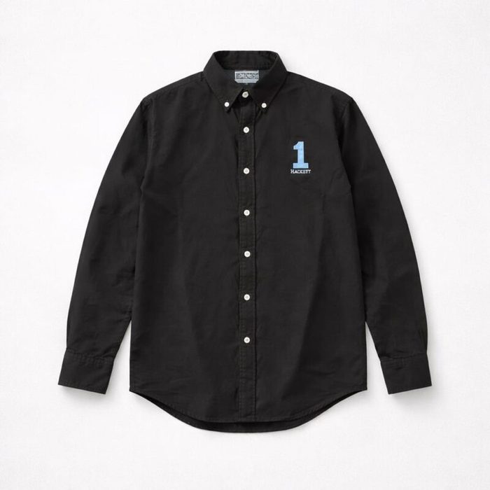 Men’s Premium Heritage Oxford Long Sleeve Shirt – Black — image 1