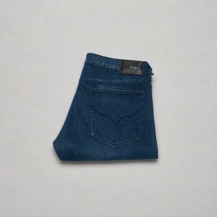 Pepe Jeans London Men’s Slim Fit Stretch Jeans – Indigo Blue