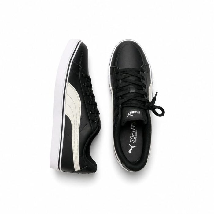 Puma Men’s Black Low-Top Lace Up Sneakers – Black — image 1