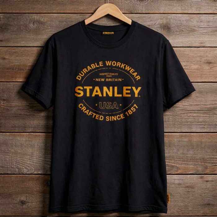 Stanley Men’s Graphic Print Crew Neck T-Shirt – Black — image 1