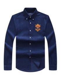 Long-sleeve Corduroy Shirt NavyBlue