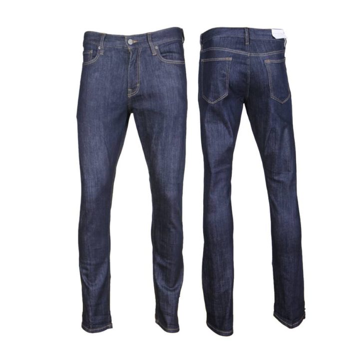 Blue/Black Stretch Stonewash Jean