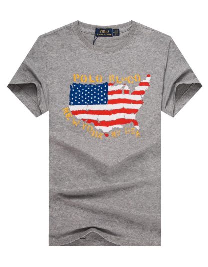 U.S.A Flag T-shirt Ash