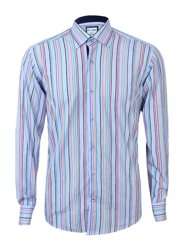 Men's Multicolor Stripe Shirt