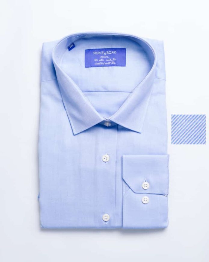 Grosvenor Long-sleeve Shirt Blue