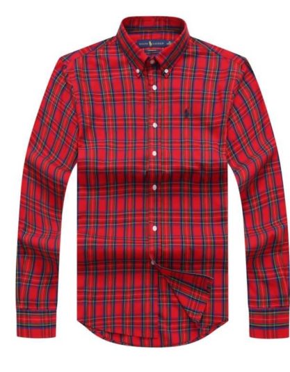 Checkered Gingham Shirt Red