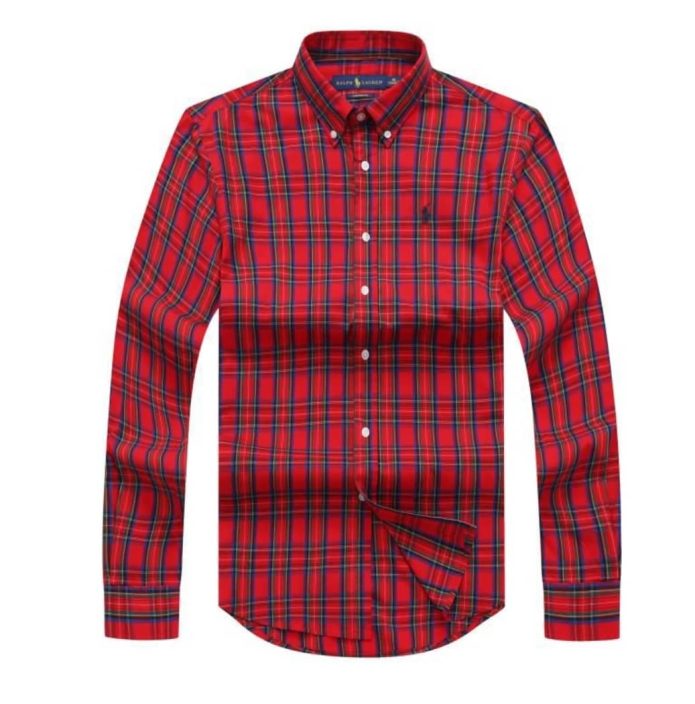 Checkered Gingham Shirt Red