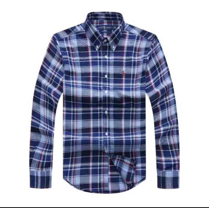 Checkered Charm Shirt Blue