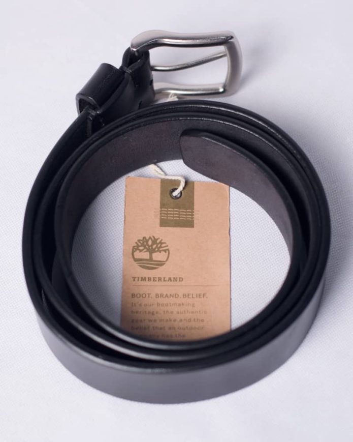 Customized Timberland Belt Black