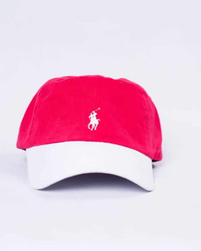 Chino Strap Cap Red