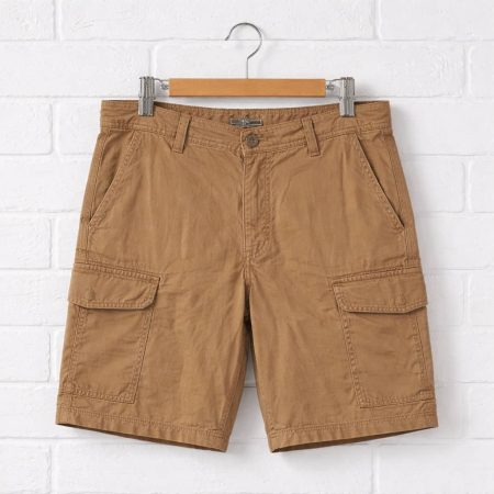Men's Belted Cargo Short - Khaki