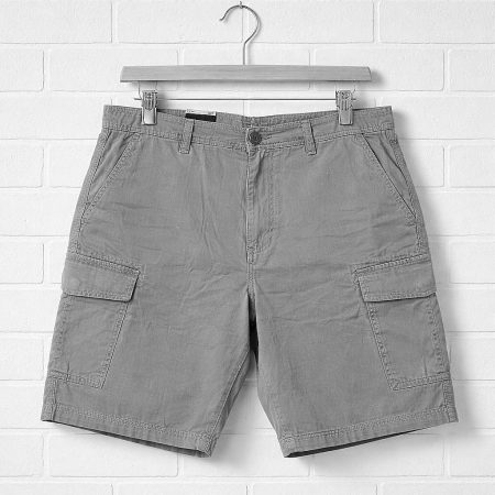 Men's Belted Cargo Short - Beige