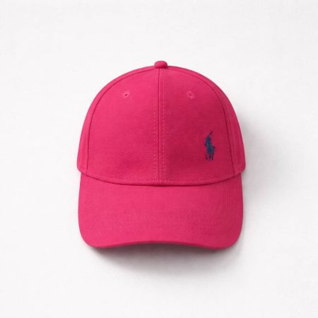 Men's Embroidered Pony Baseball Cap - Wine