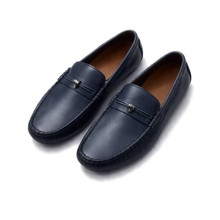 Men’s Elegant Slip-On Leather Loafers –  Black