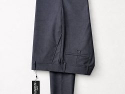 Men's Slim Fit Formal Dress Pant Trouser - Charcoal Grey