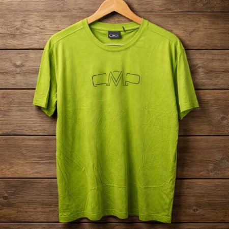 CMP Signature Graphic Crew Neck T-Shirt For Men - Acid Green