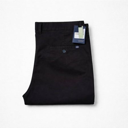 Men's Premium Stretch Cotton Chinos Pants - Black
