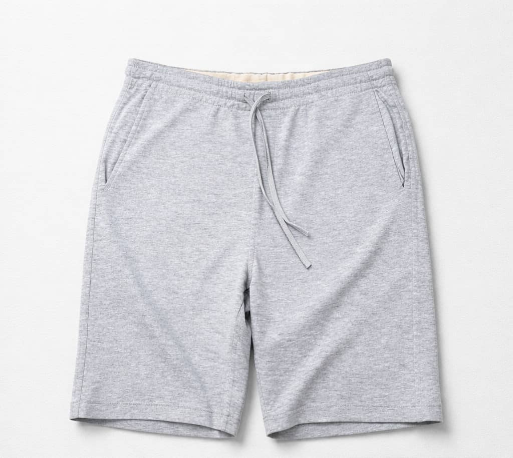 Men's Classic Drawstring Sweat Jogger Shorts - Ash