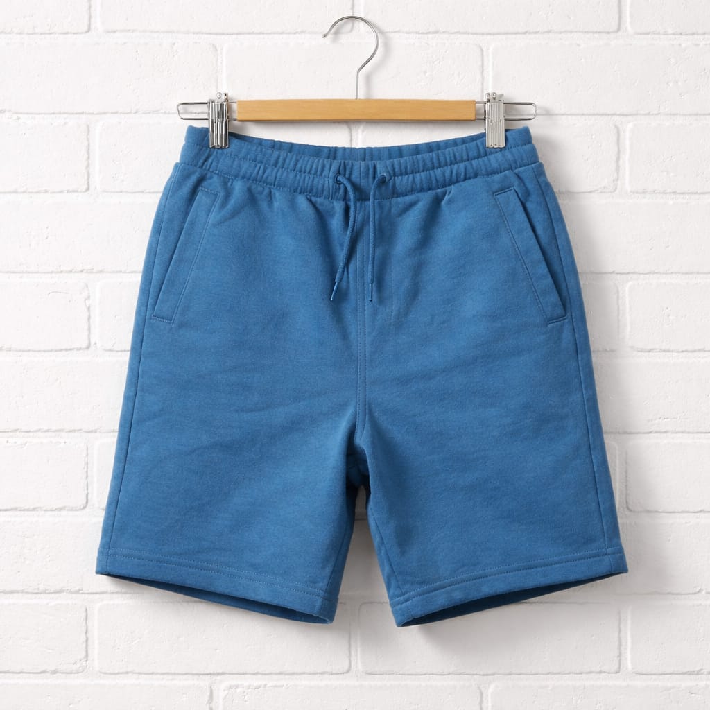 Men's Classic Drawstring Sweat Jogger Shorts - Royal Blue