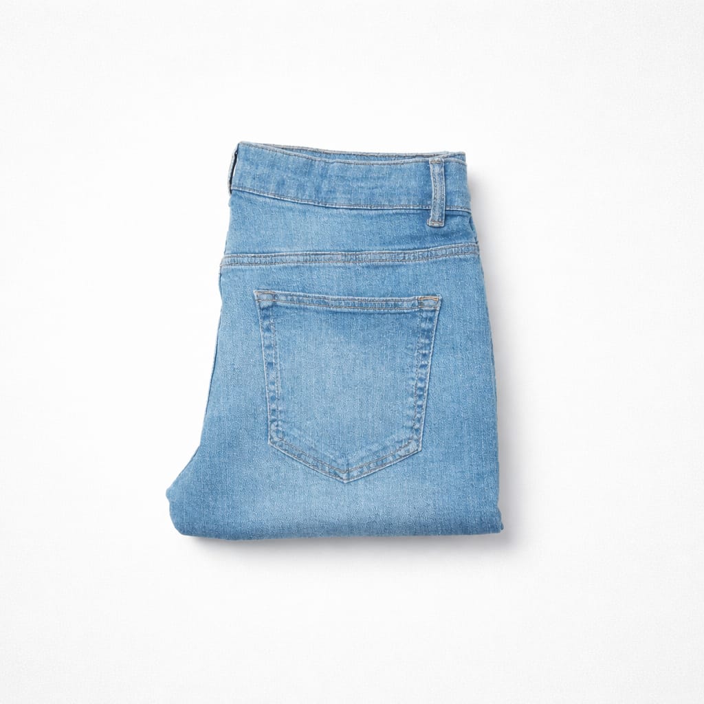 Men’s Skinny Fit Stretch Denim Jeans – Light Blue Wash