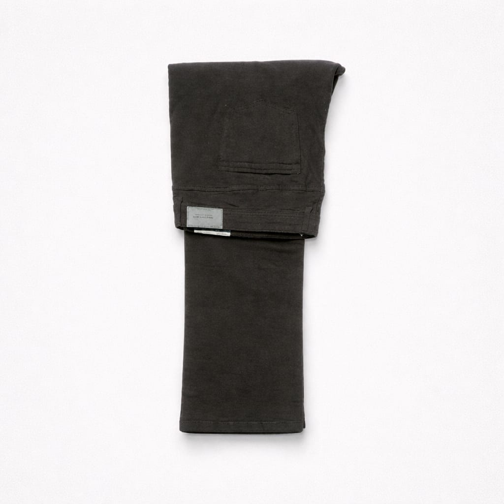Men’s Regular Fit Comfort Stretch Jeans – Charcoal Black