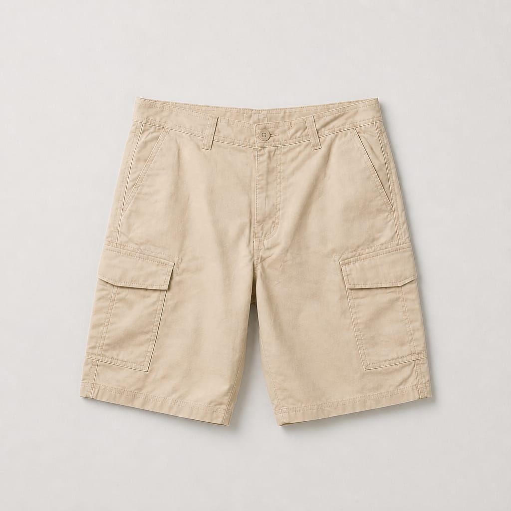 Men’s Classic Lightweight Utility Cargo Shorts - Light Beige