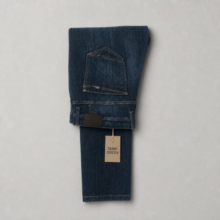 Blend Men's Straight Fit Stretch Jeans - Mid-to-Dark Wash