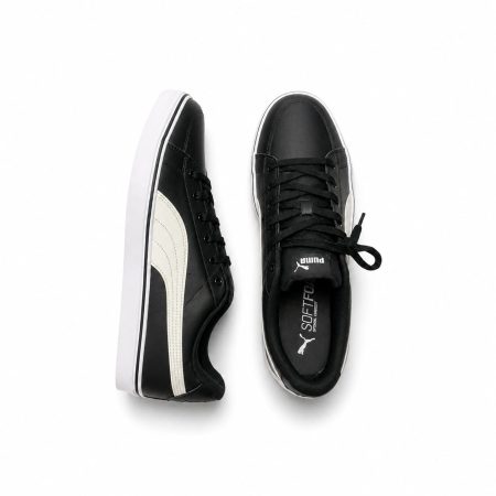 Puma Men’s Black Low-Top Lace Up  Sneakers – Black