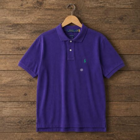 Men's Premium Embroidered Polo Shirt - Royal Purple