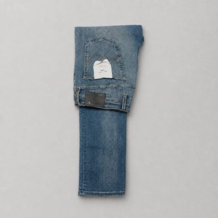 Jack & Jones Men's Straight Fit Stretch Jeans - Light Wash Blue